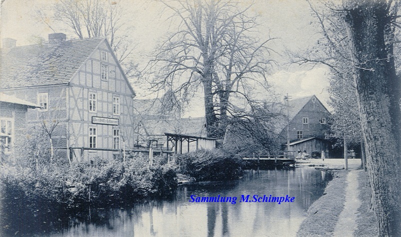 Idylle am Mühlenhof um 1920